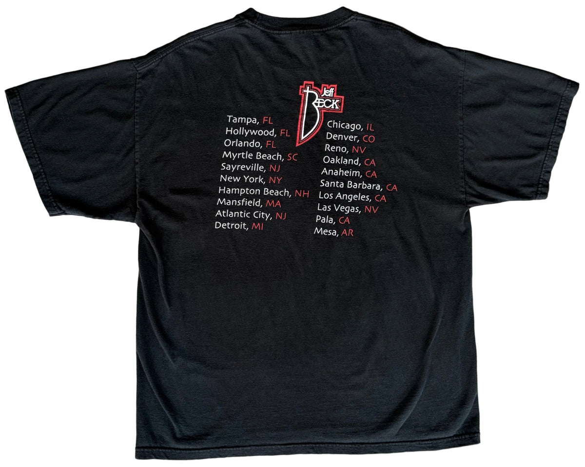 2006 Jeff Beck Solo Tour Guitar Graphic T-Shirt