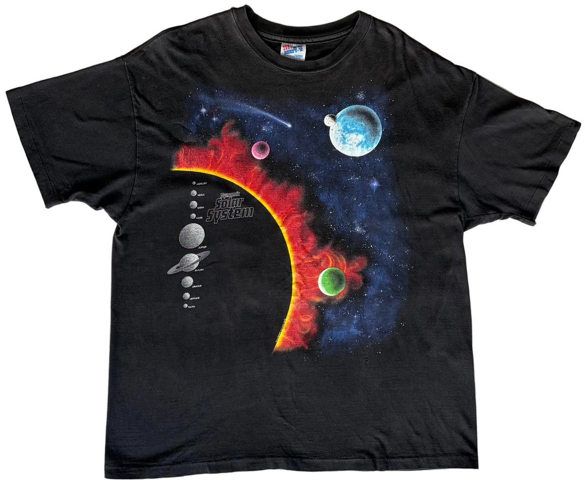 1993 Peter Kull Harlequin Dynamic Solar System Graphic T-Shirt