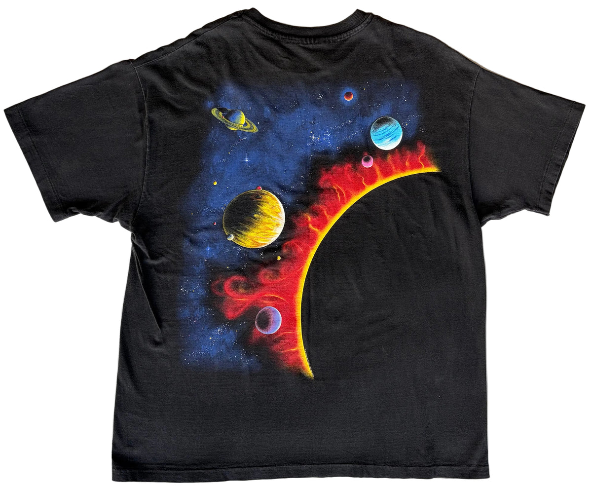 1993 Peter Kull Harlequin Dynamic Solar System Graphic T-Shirt