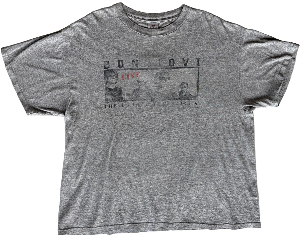 Vintage 'Jon Bon Jovi' Grey Graphic T-Shirt