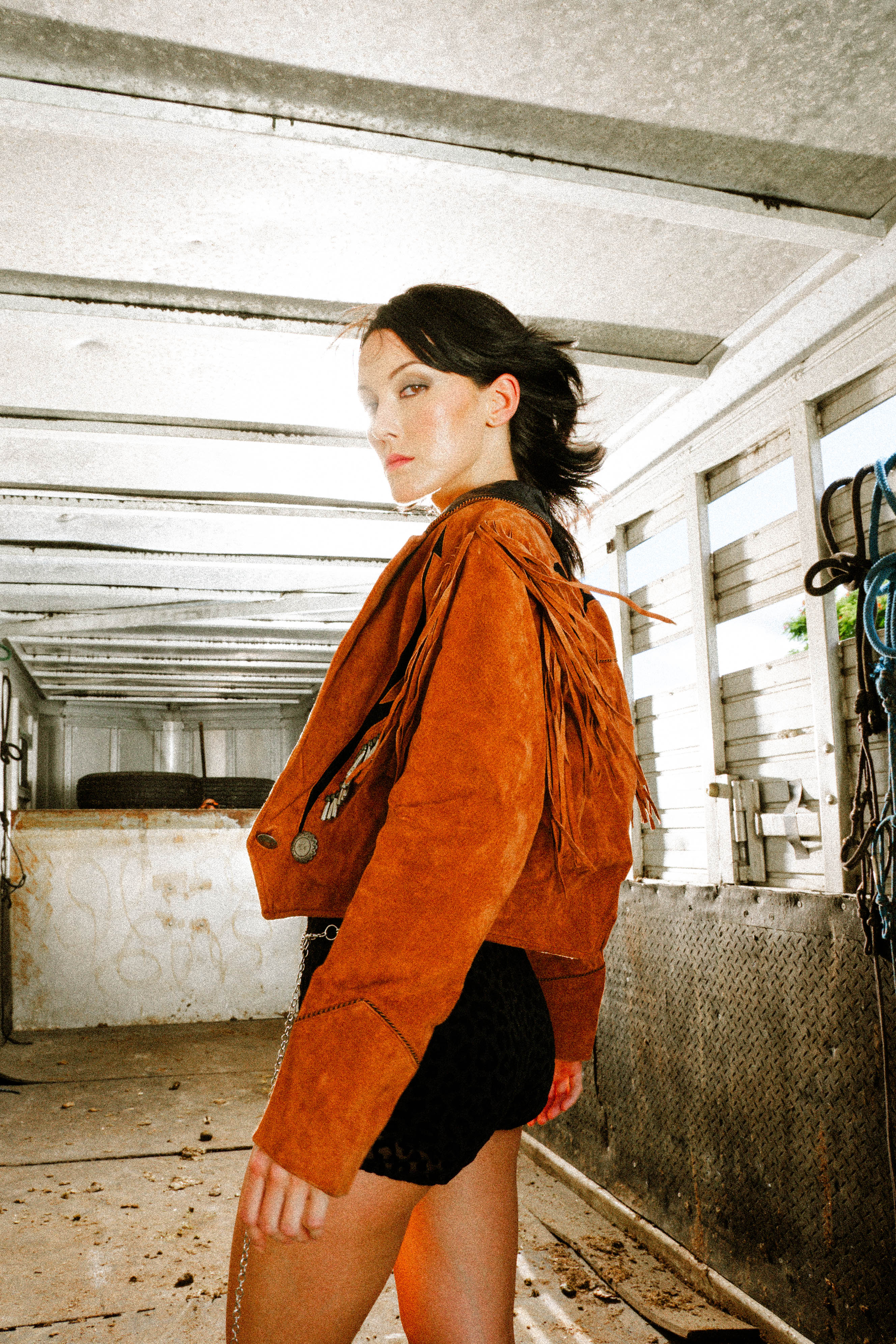 Pioneer Wear Brown Fringe Jacket