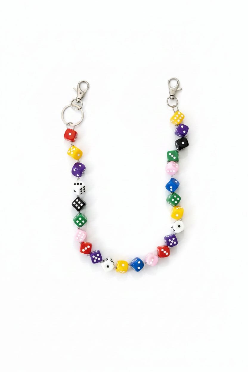 Colorful Dice Belt Chain
