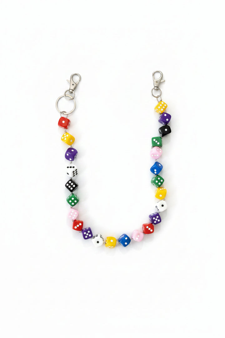 Colorful Dice Belt Chain