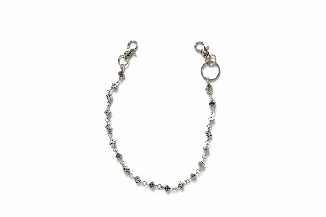 Silver Dice Belt Chain