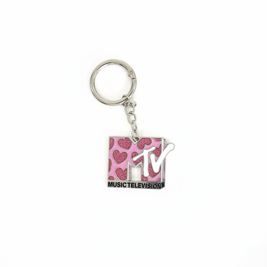 MTV Heart Logo Keychain