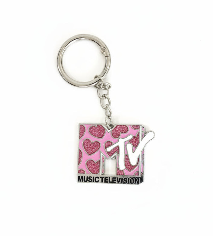 MTV Heart Logo Keychain