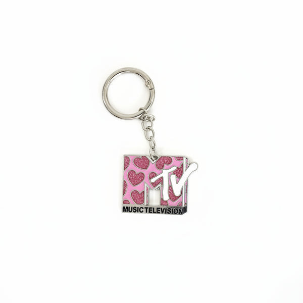 MTV Heart Logo Keychain