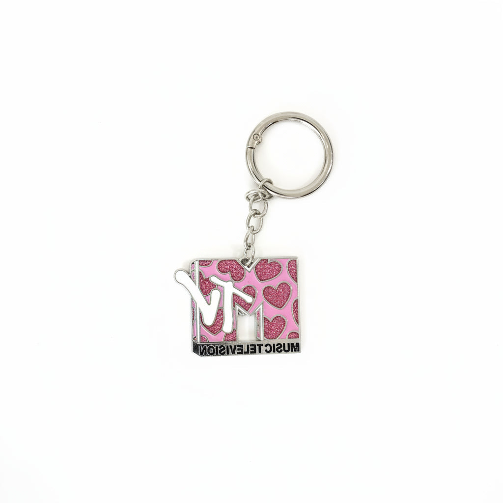 MTV Heart Logo Keychain