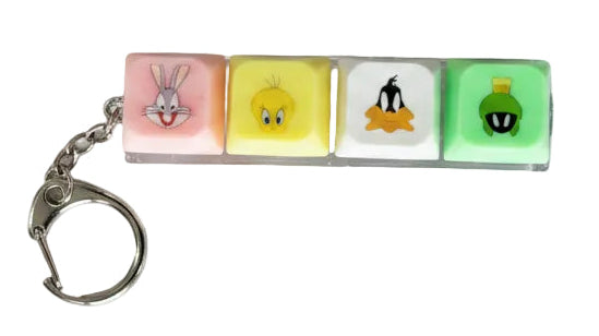 Looney Tunes Character Keycap Keychain