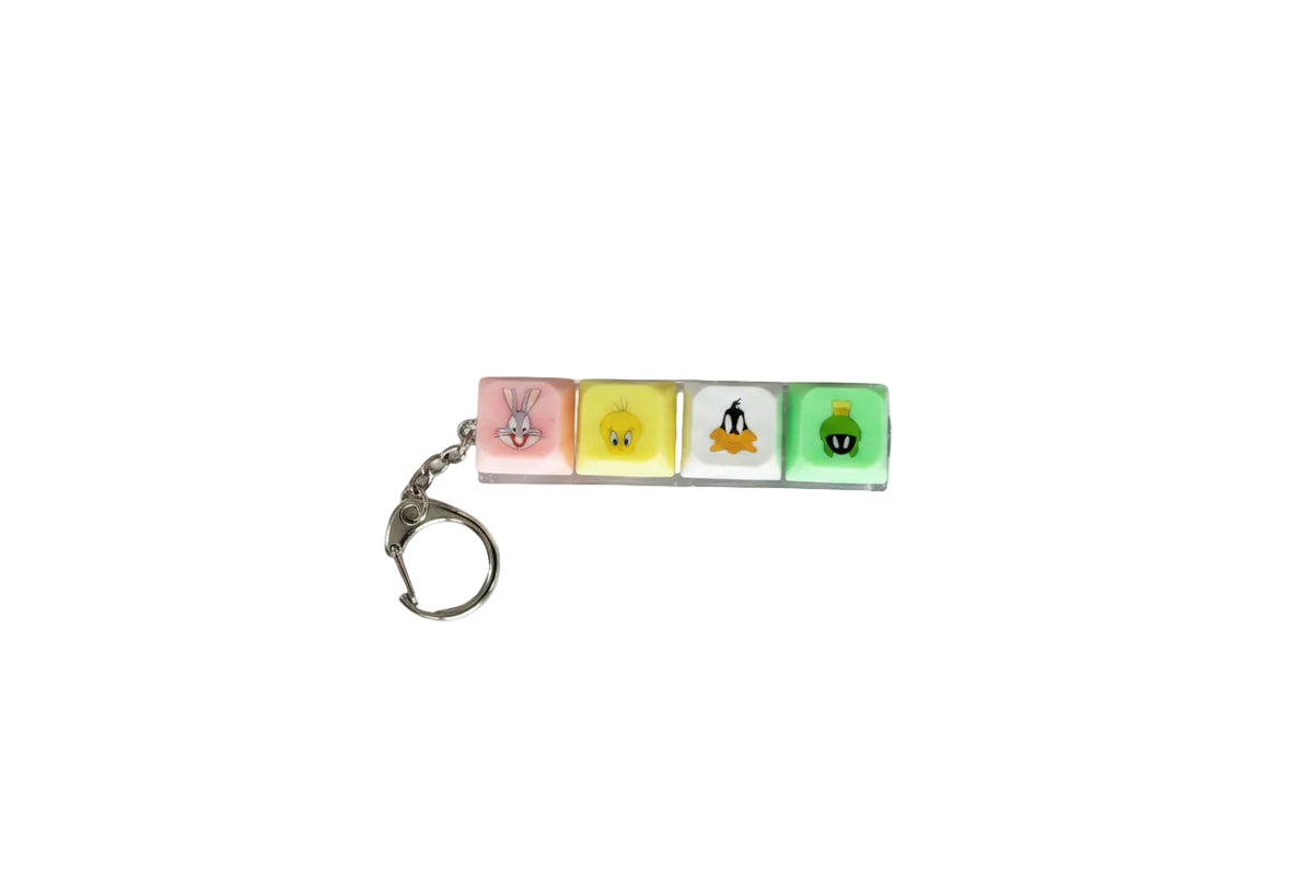 Looney Tunes Character Keycap Keychain