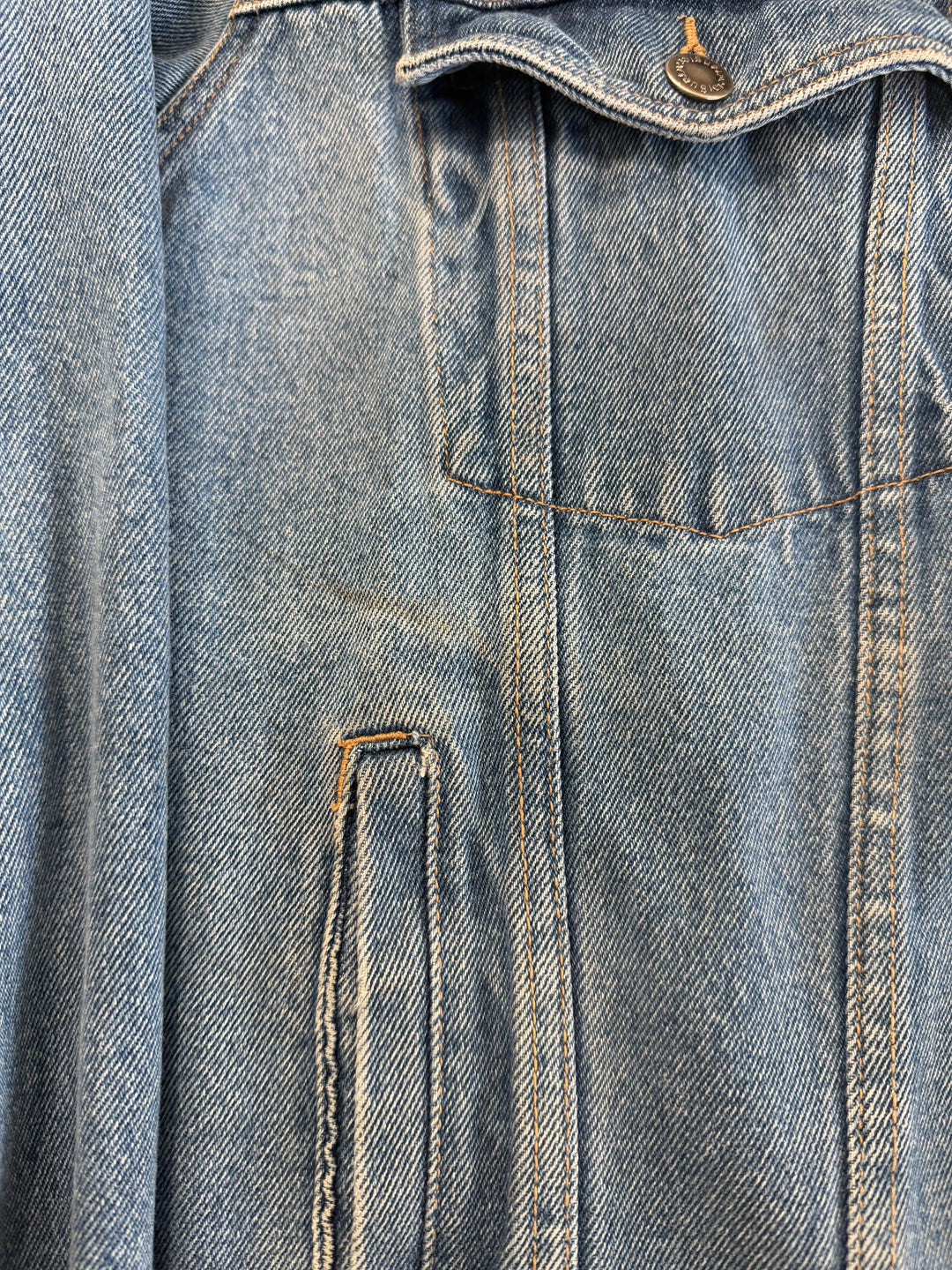 Vintage Wrangler Medium-Wash Denim Trucker Jacket