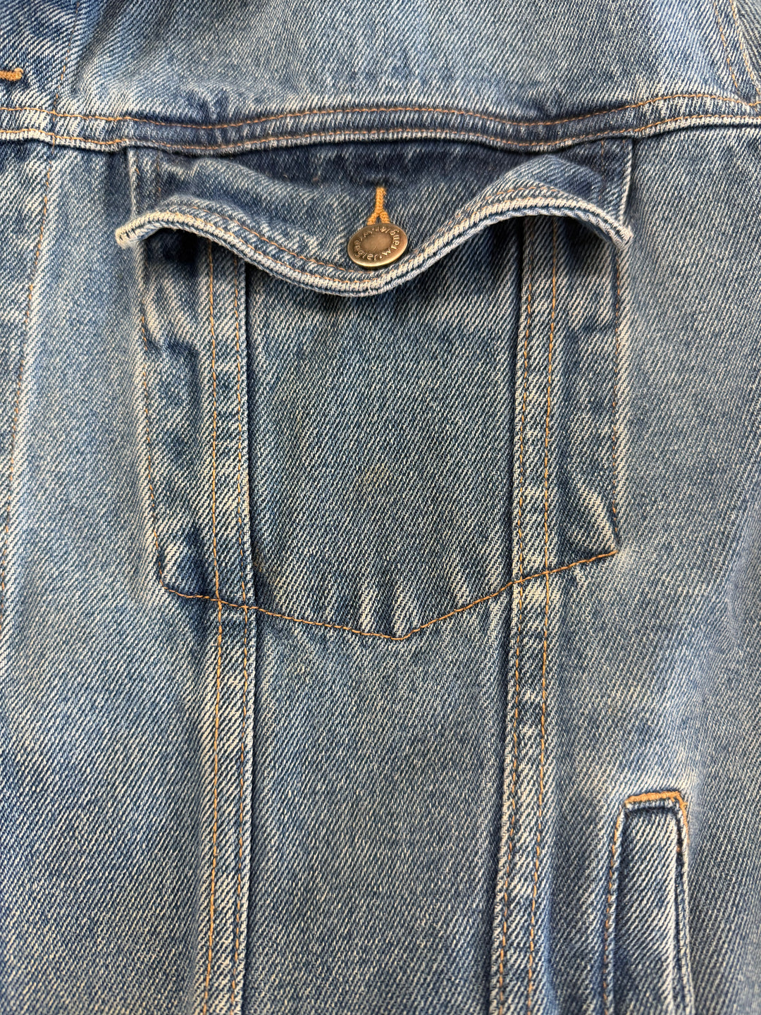 Vintage Wrangler Medium-Wash Denim Trucker Jacket
