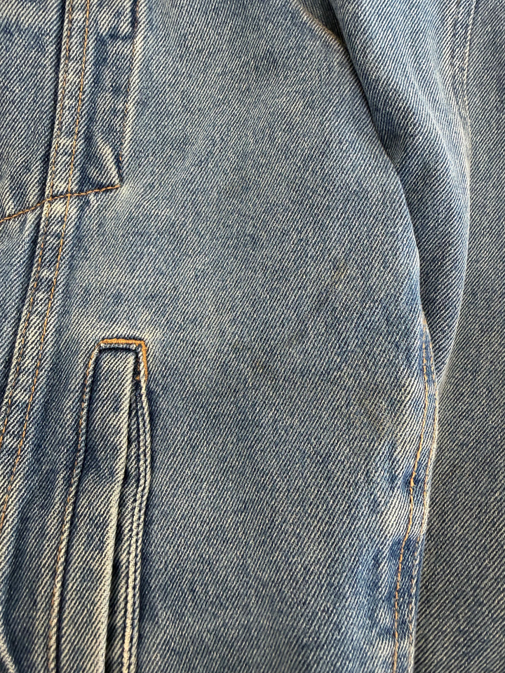 Vintage Wrangler Medium-Wash Denim Trucker Jacket
