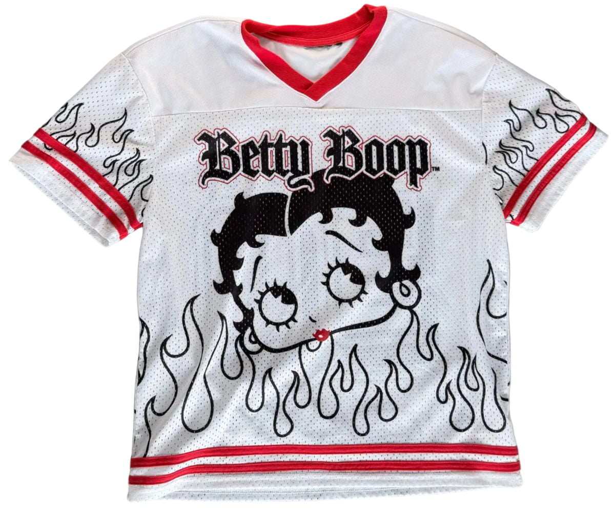 Betty Boop Flames Jersey