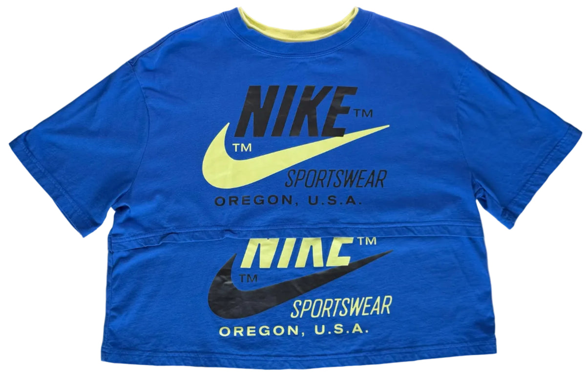 Nike Women's 'Double' Cropped T-Shirt