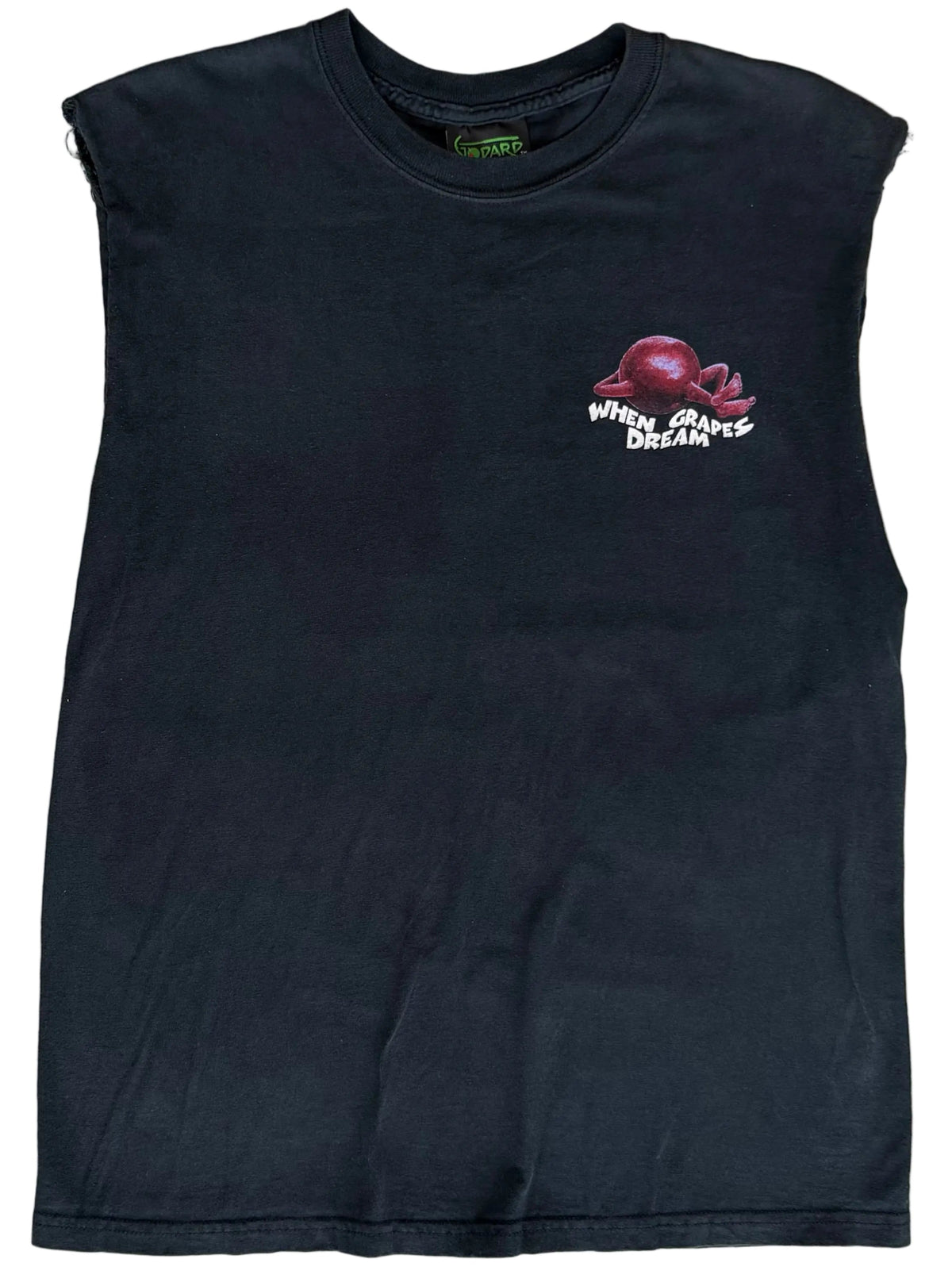 2005 Michael Godard Grape & Wine Glass Cutoff T-Shirt