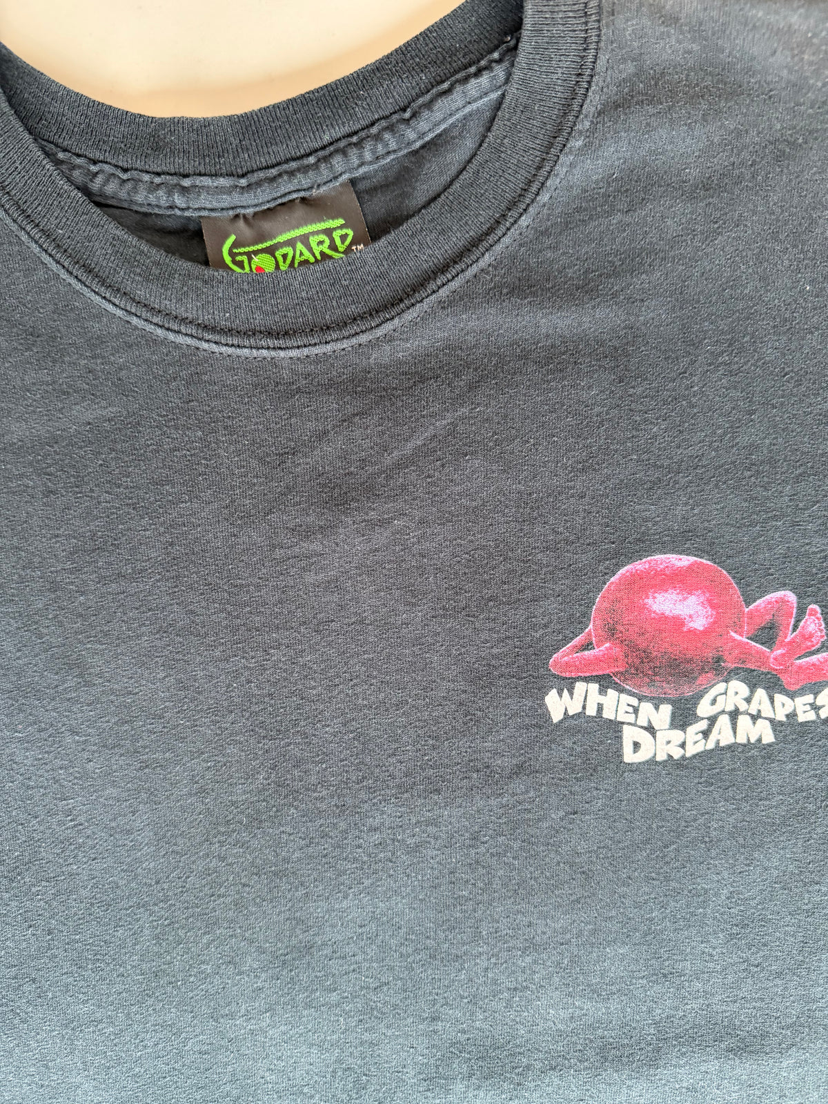 2005 Michael Godard Grape & Wine Glass Cutoff T-Shirt