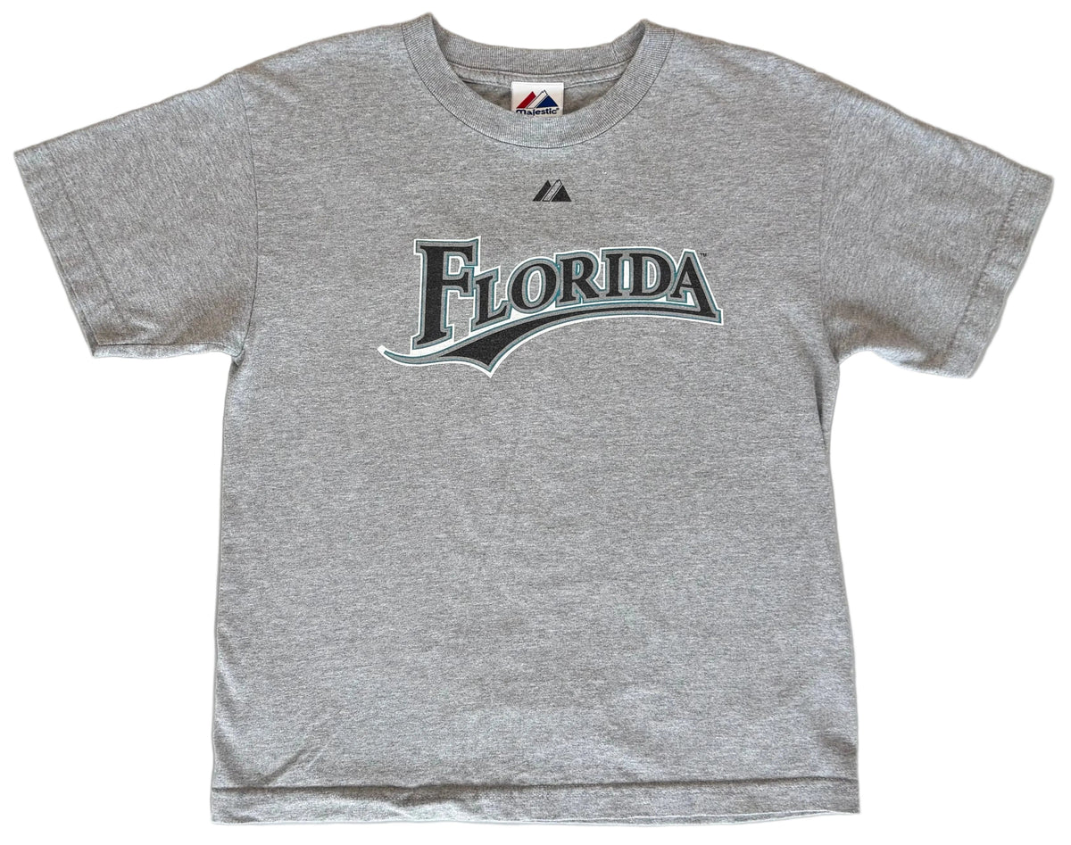 Vintage 'Uggla #6' Grey Marlins Shirt