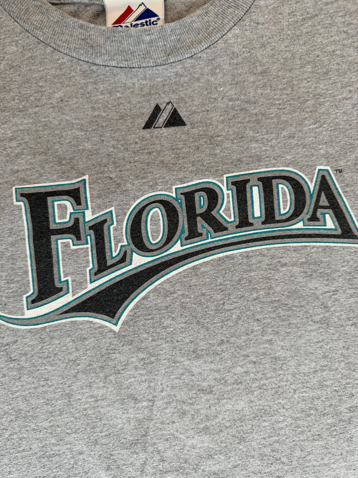 Vintage 'Uggla #6' Grey Marlins Shirt