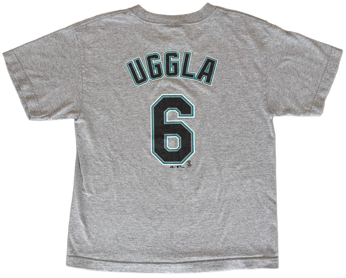 Vintage 'Uggla #6' Grey Marlins Shirt