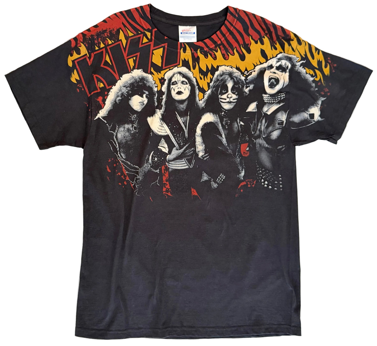 KISS 'Love Gun Destroyer Band 2012' Graphic T-Shirt