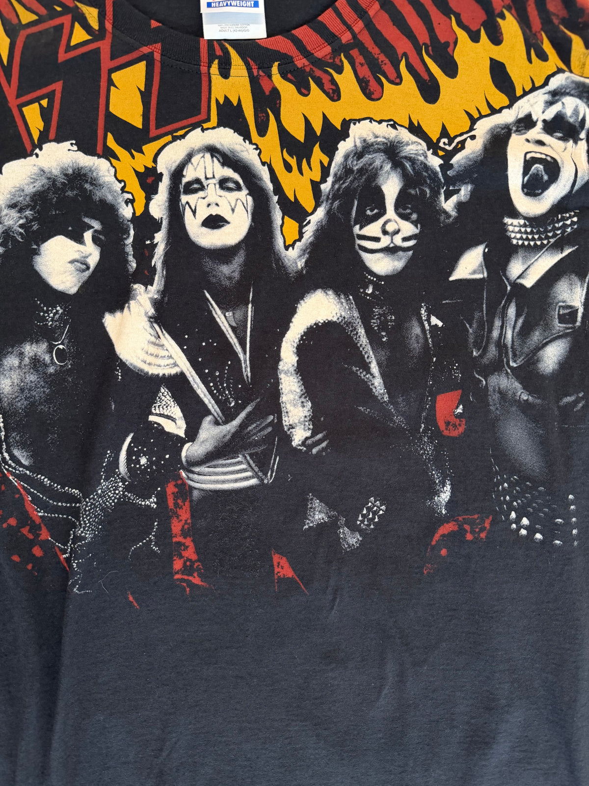 KISS 'Love Gun Destroyer Band 2012' Graphic T-Shirt