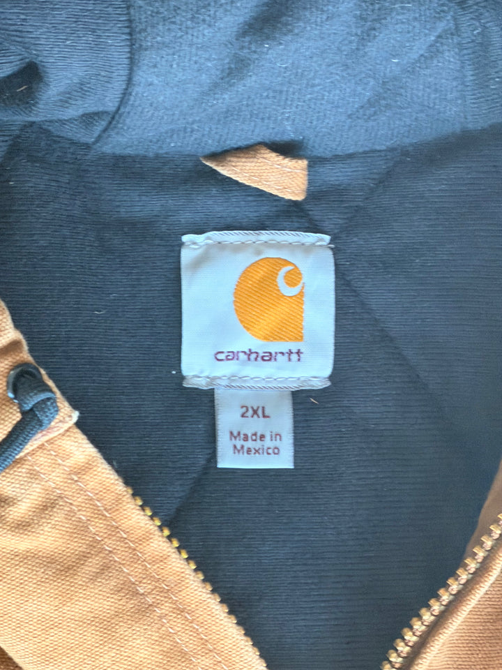 Carhartt J130 Brown Sandstone Duck Active Jacket