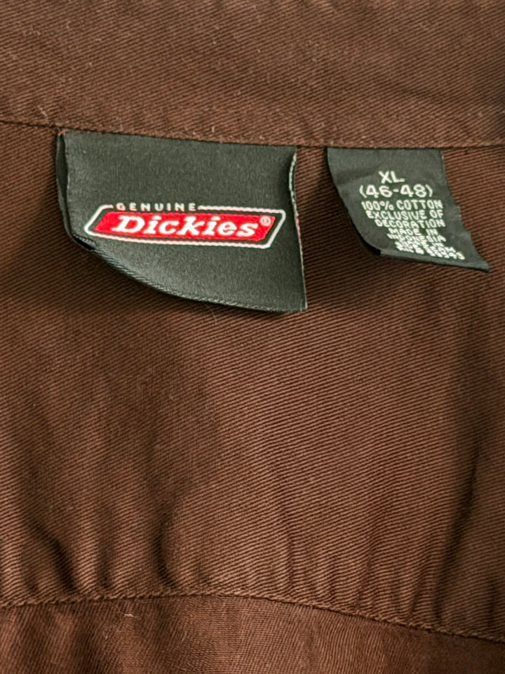 Dickies Two-Tone Brown Mechanic Shirt