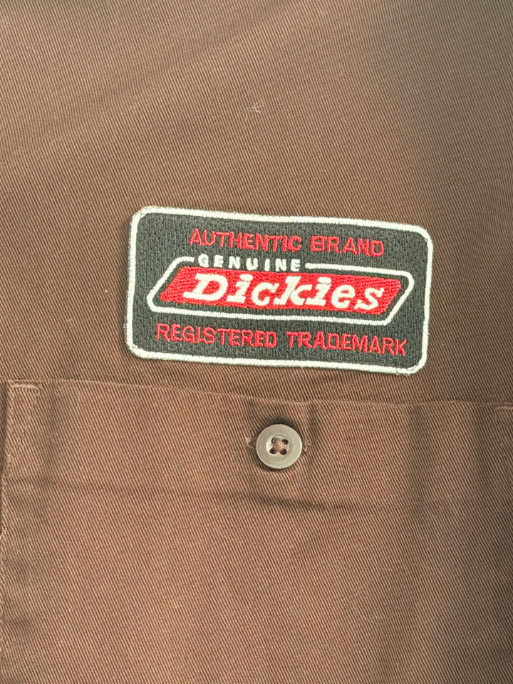 Dickies Two-Tone Brown Mechanic Shirt