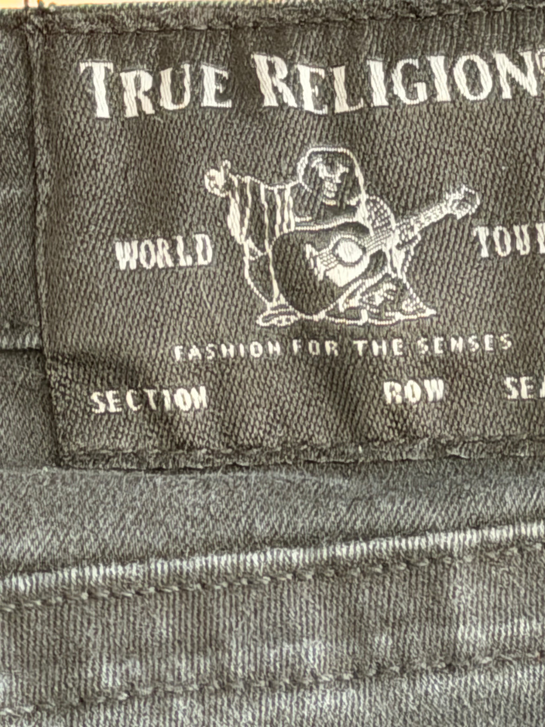 True Religion Black High-Rise Skinny Denim Jeans