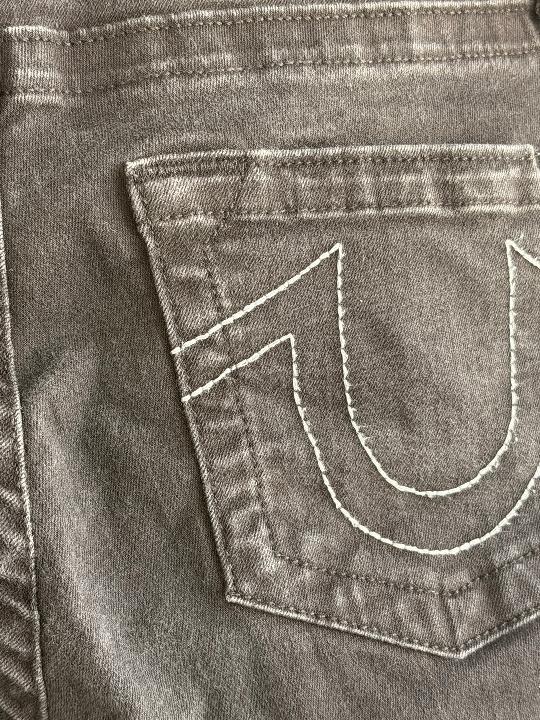 True Religion Black High-Rise Skinny Denim Jeans