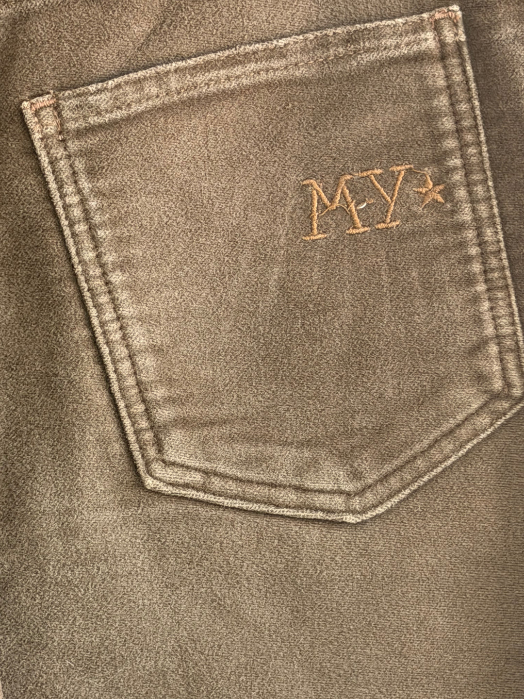 Brown Marina Yachting Suede-Style Skinny Jean