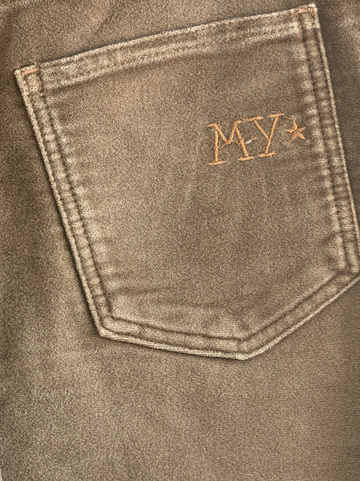 Brown Marina Yachting Suede-Style Skinny Jean