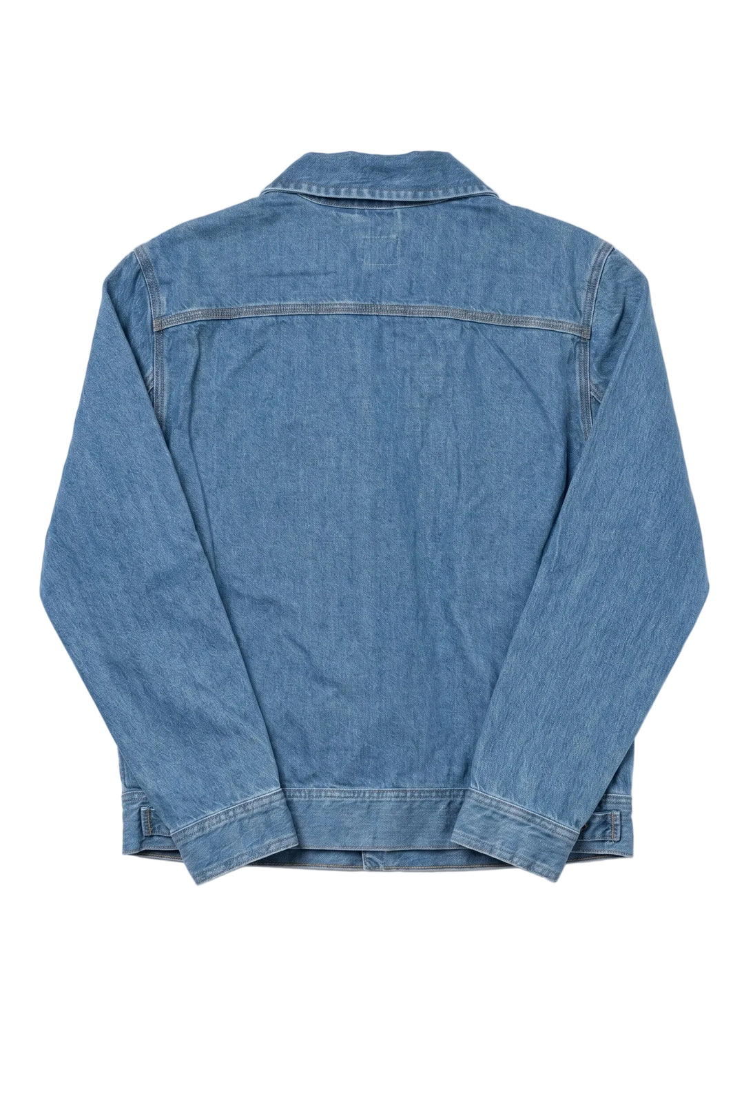 Vintage Style Lee Front Zip Denim Jacket with Utility Pocket