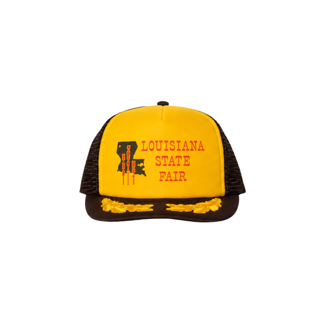 Brown &amp; Yellow Embroidered &