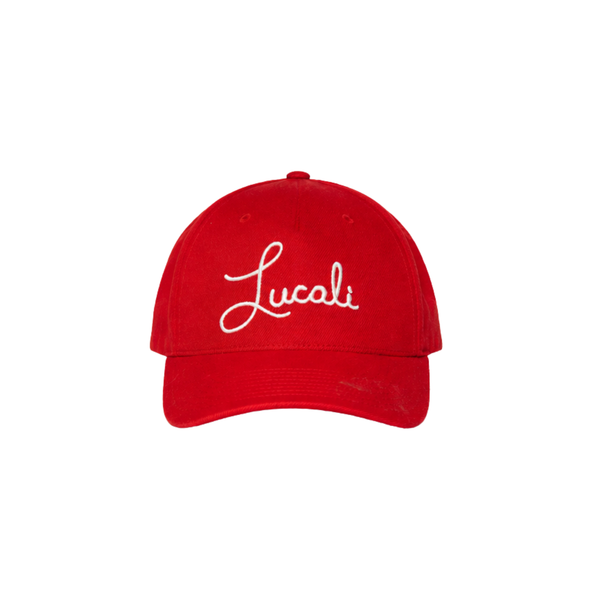 Red 'Lucali' Baseball Cap