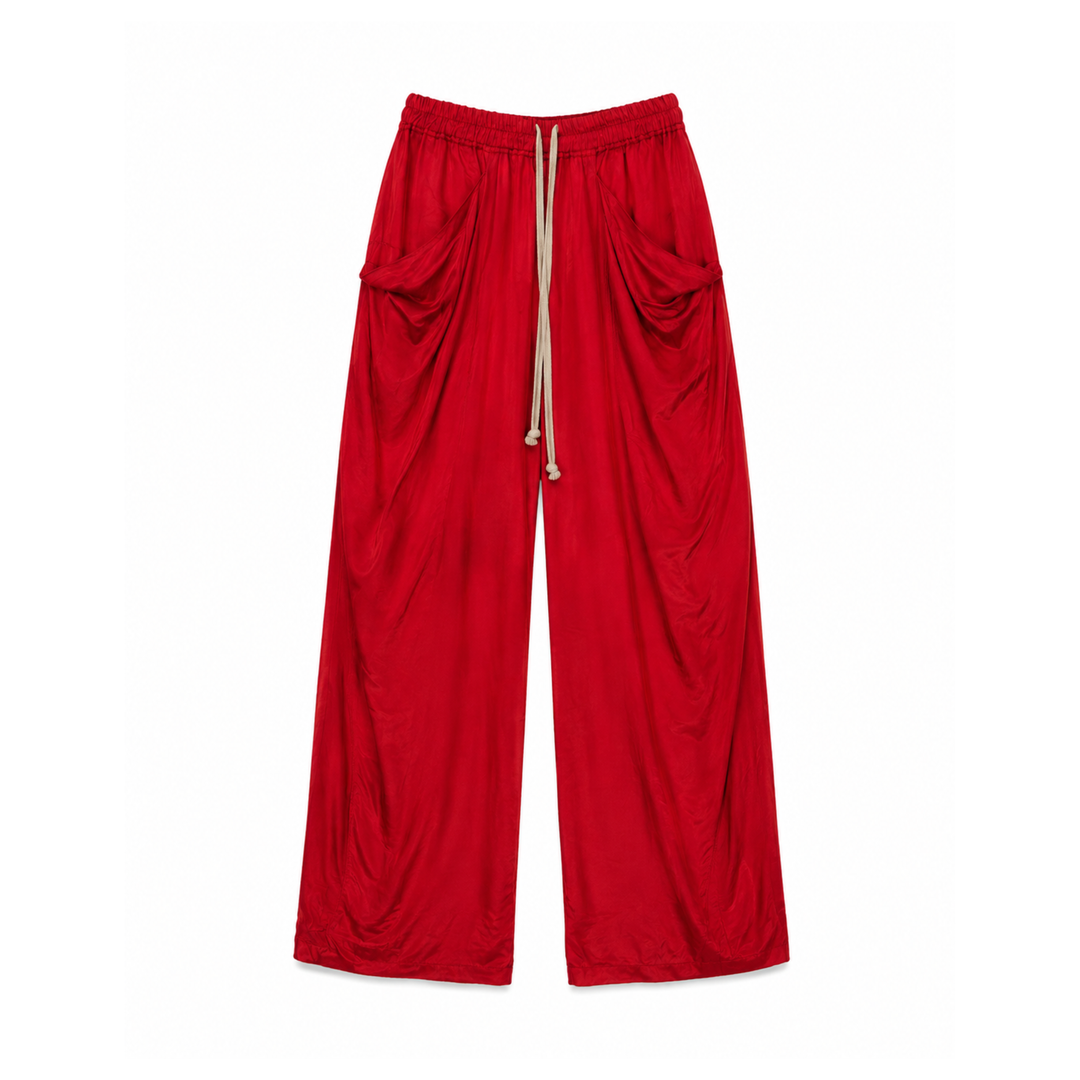 Vintage Rick Owens Cupro Parachute Pants