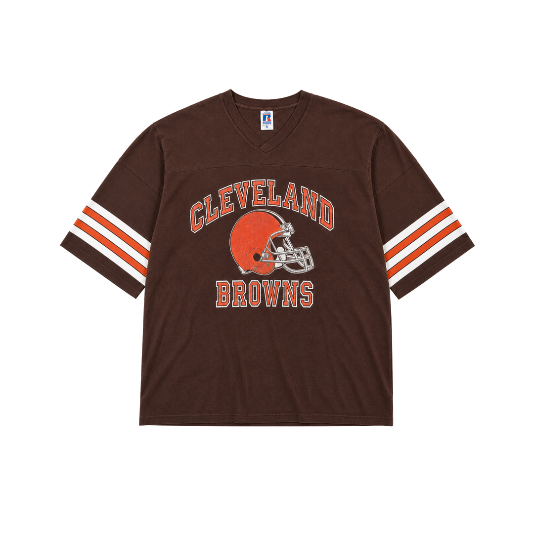 Vintage Cleveland Browns V-Neck Jersey T-Shirt