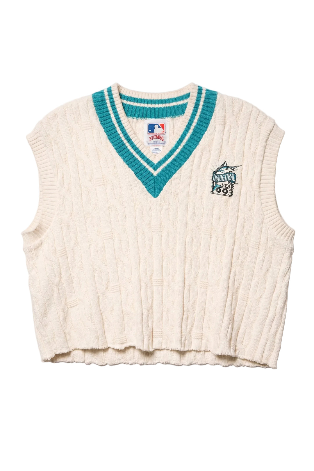 Vintage 1993 Florida Marlins Inaugural Season Knit Sweater Vest