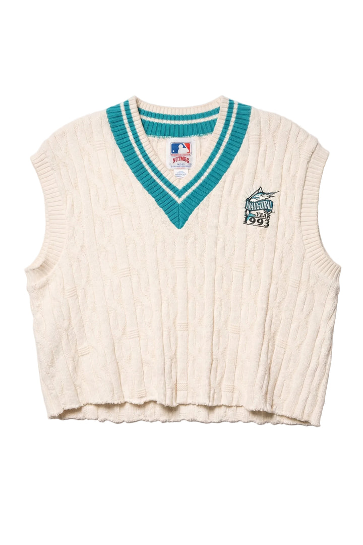 Vintage 1993 Florida Marlins Inaugural Season Knit Sweater Vest