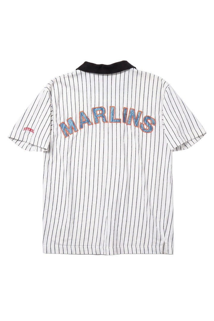 Vintage Florida Marlins Nutmeg Mills MLB Embroidered Polo