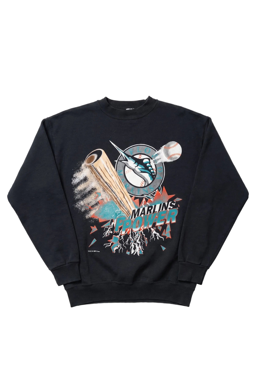 Vintage Florida Marlins Chalk Line "Marlins Power" Crewneck