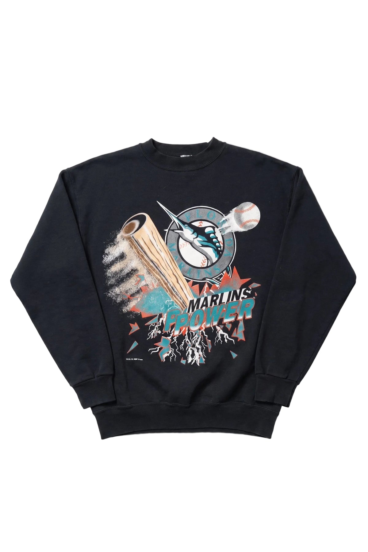 Vintage Florida Marlins Chalk Line "Marlins Power" Crewneck