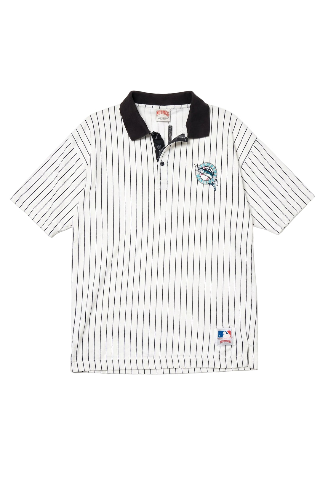 Vintage Florida Marlins Nutmeg Mills MLB Embroidered Polo