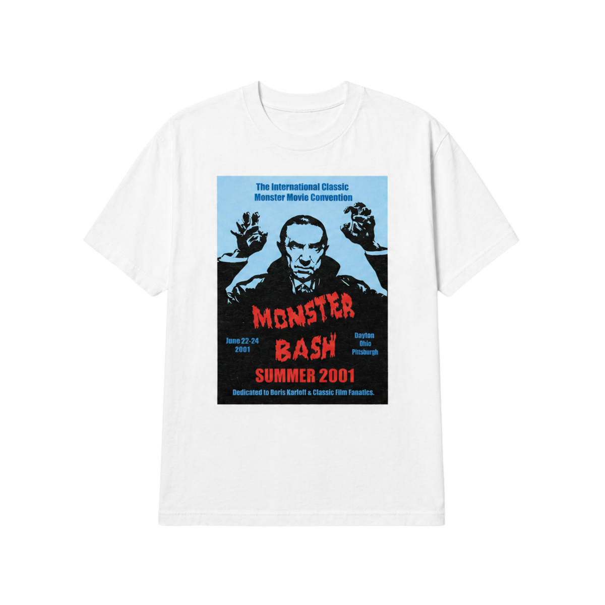 Monster Bash Summer 2001 Horror Convention Tee