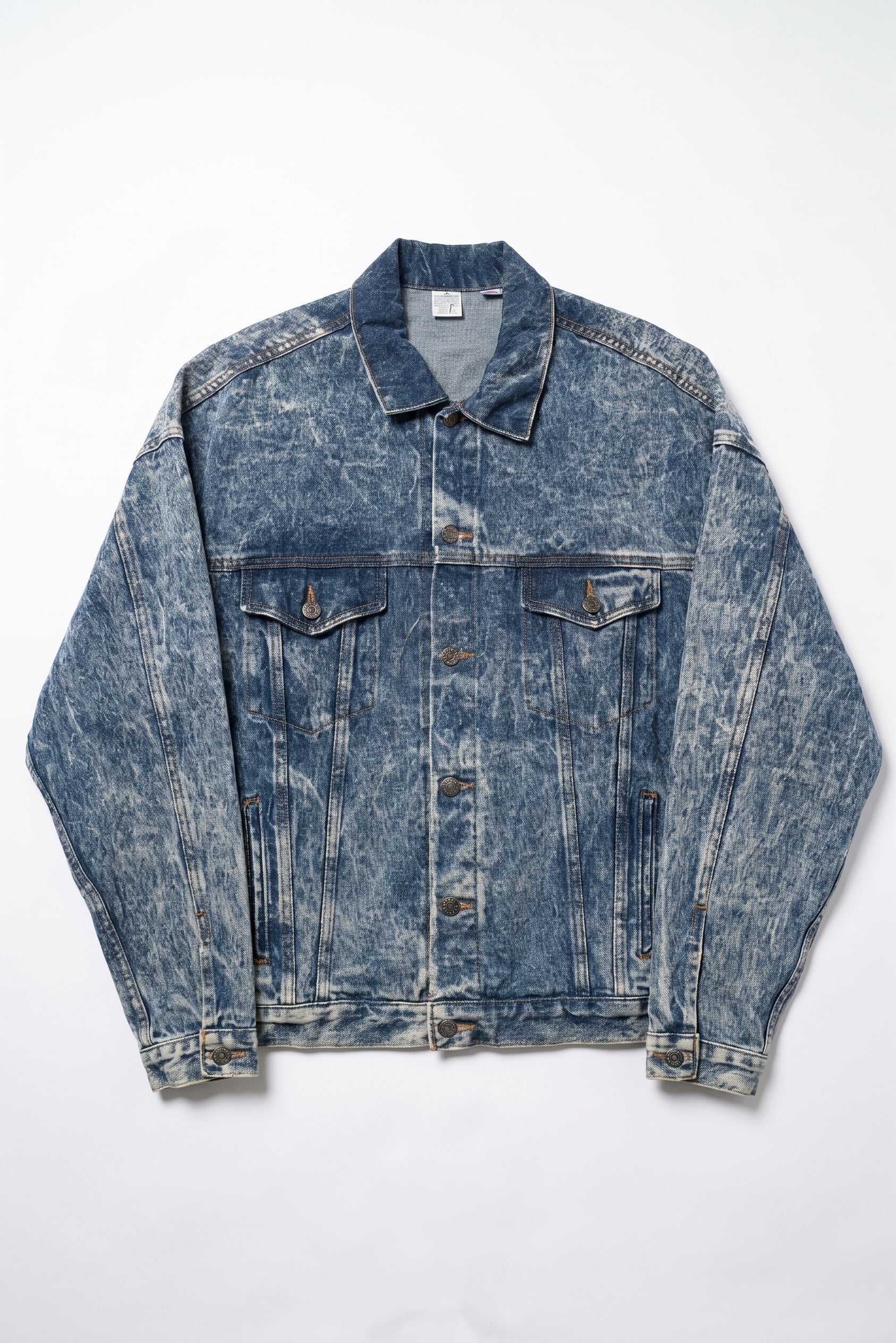 Vintage Ford Motorcraft Racing Embossed Acid Was Denim Jacket