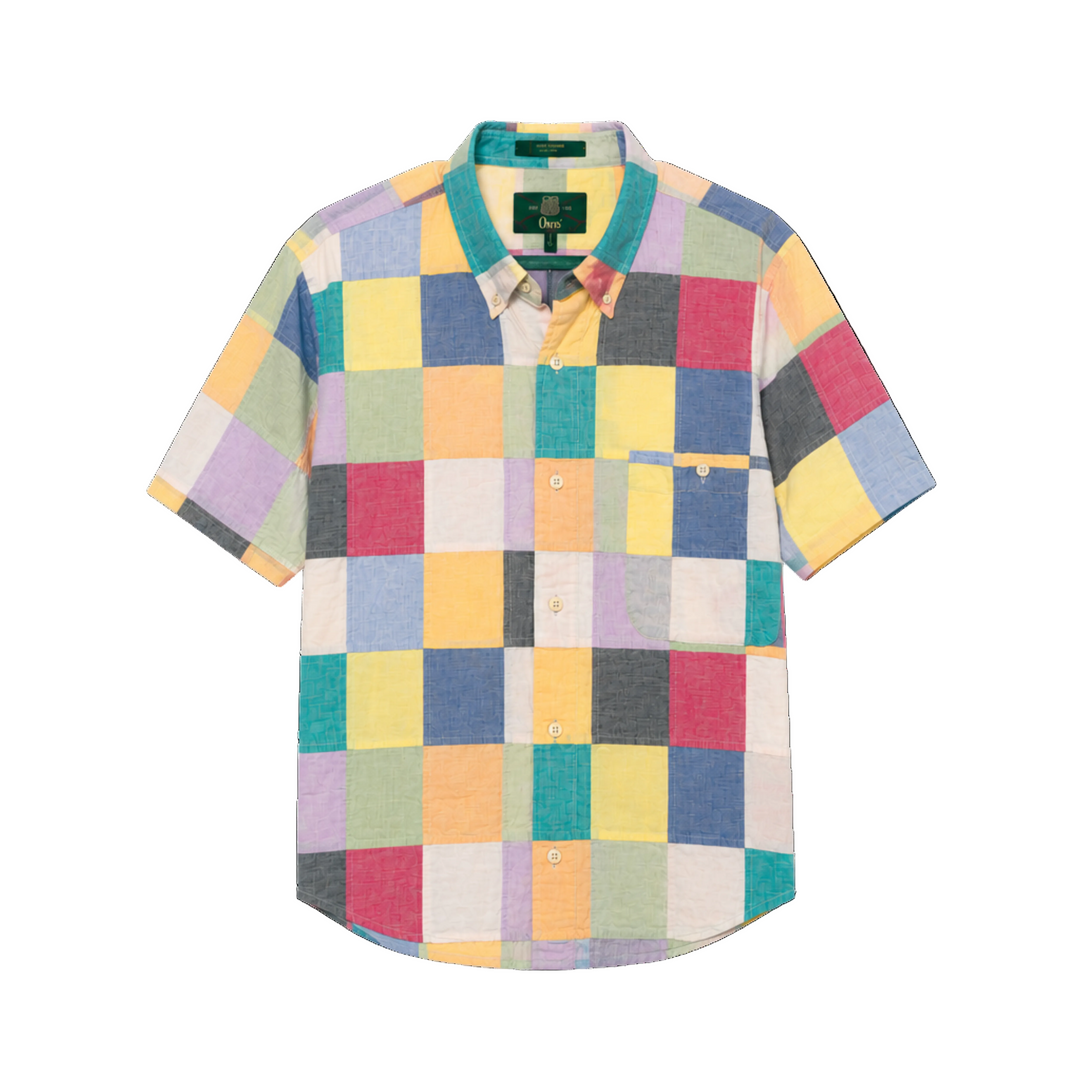 Orvis Pastel Patch Short Sleeve Button Up