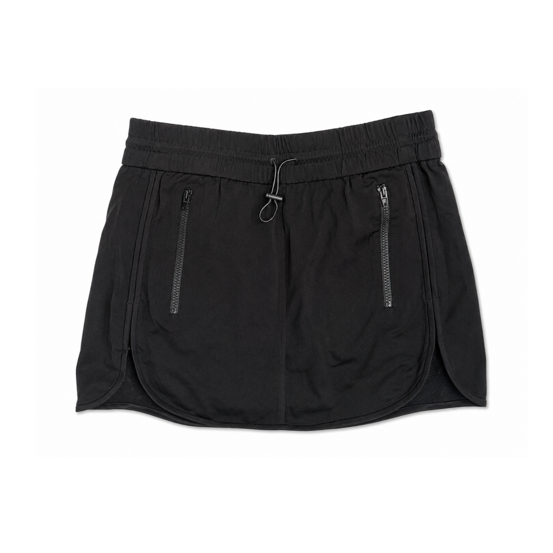 Alexander Wang Black Athletic Bunjee Cord Mini Skirt