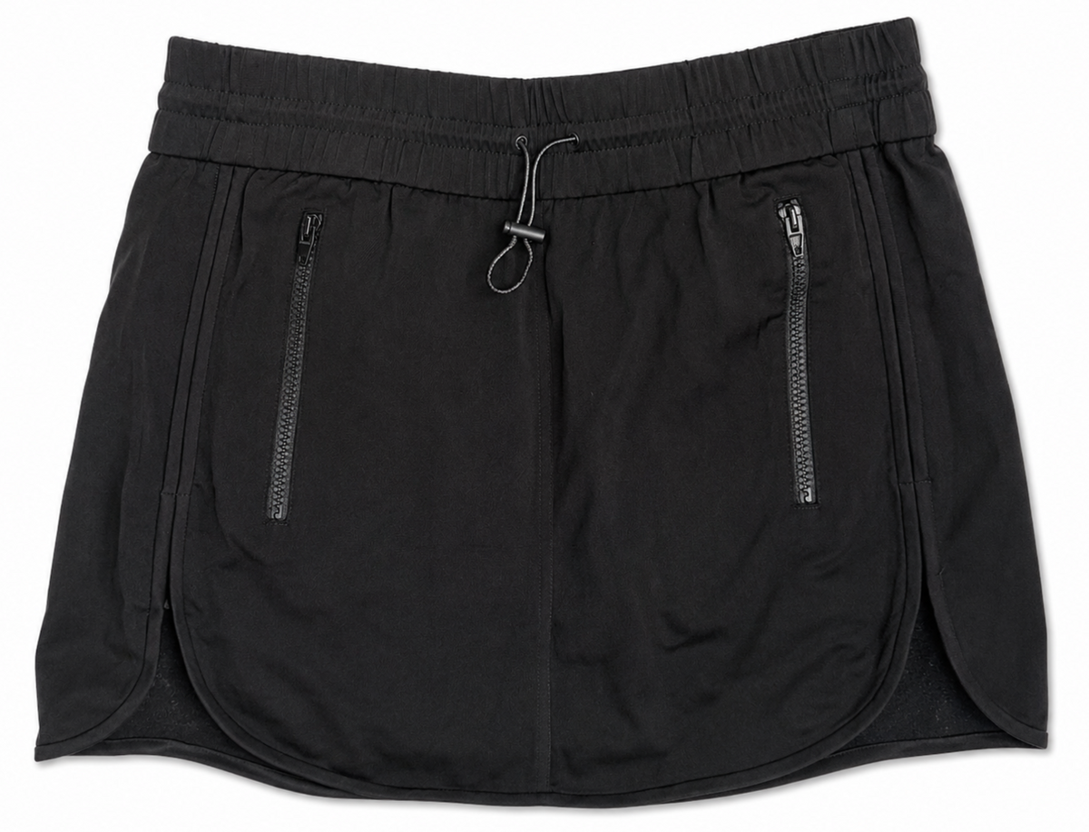 Alexander Wang Black Athletic Bunjee Cord Mini Skirt