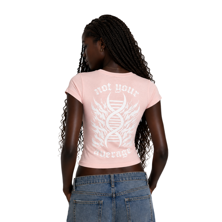 Not Your Average Baby Tee - Washed Pink